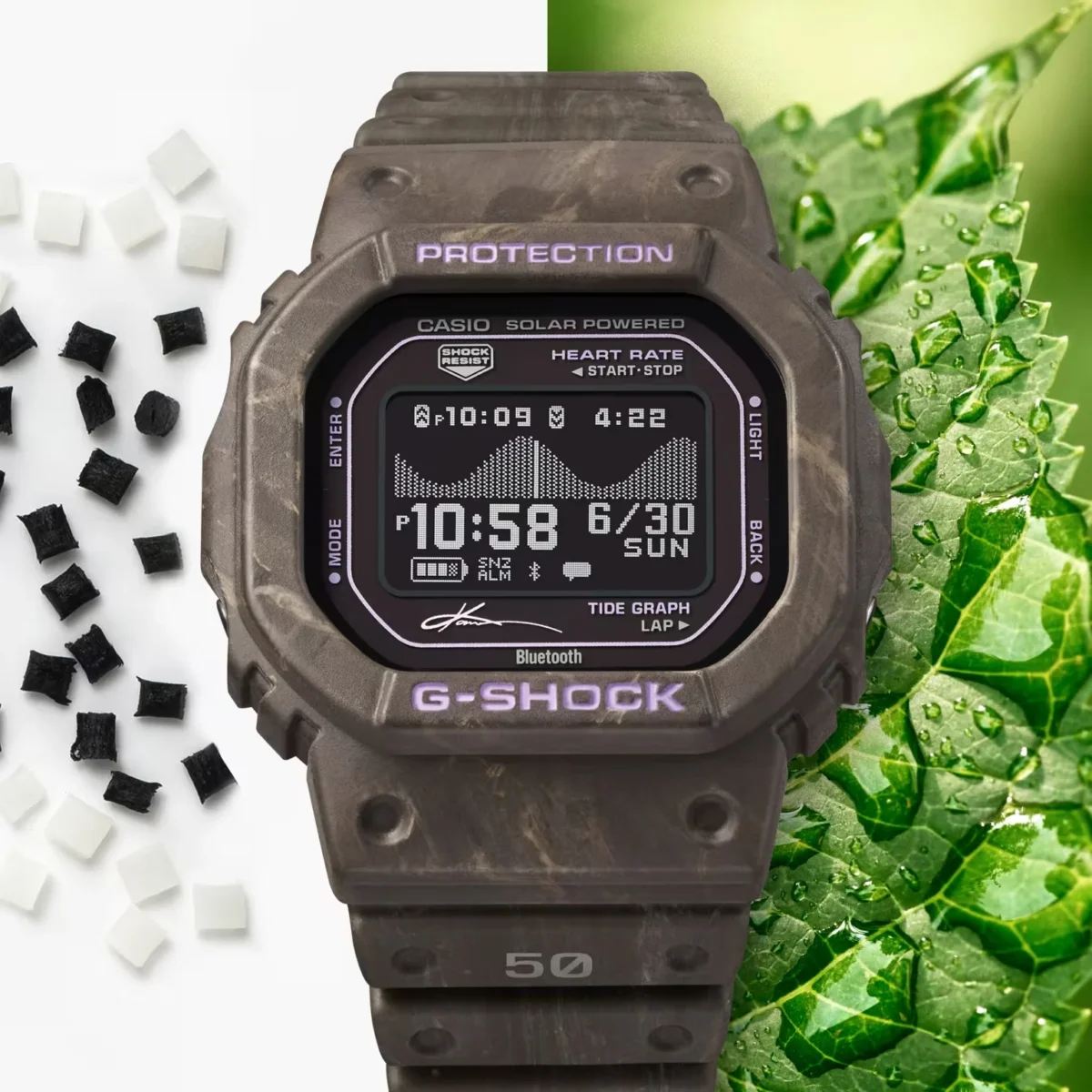قابلیت نمایش جزر و مد در ساعت Casio GBX-H5600KI-5