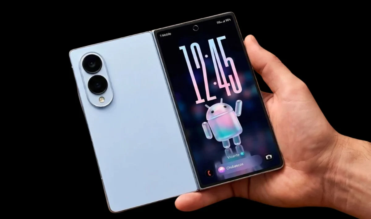 نمایی از طراحی جدید Galaxy Z Fold 8