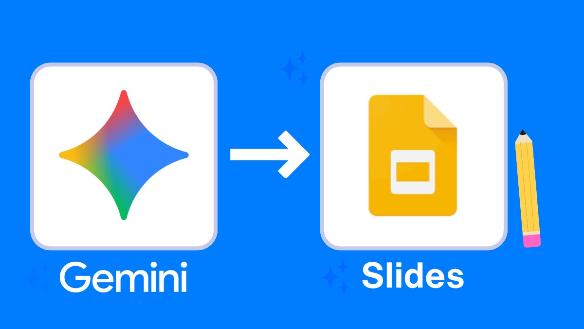 نمای قابلیت ساخت خودکار ارائه در Google Slides با کمک Gemini