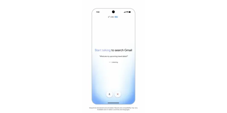 گوگل قابلیت Gmail Live را در اندروید و iOS آزمایش می کند