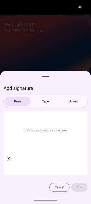 اپلیکیشن Signatures
