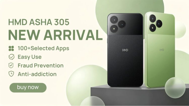 افشای جعبه HMD Asha 305 با سیستم‌عامل PureOS