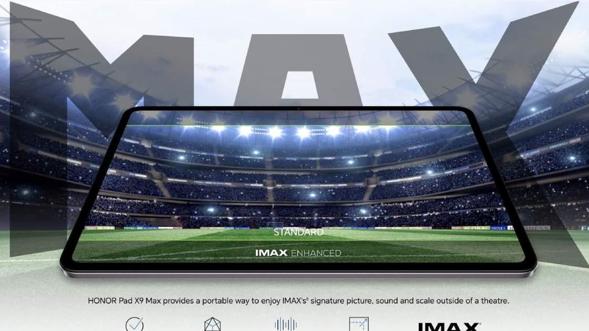 نمایشگر ۱۳ اینچی تبلت Honor Pad X9 Max با نرخ نوسازی ۱۲۰ هرتز