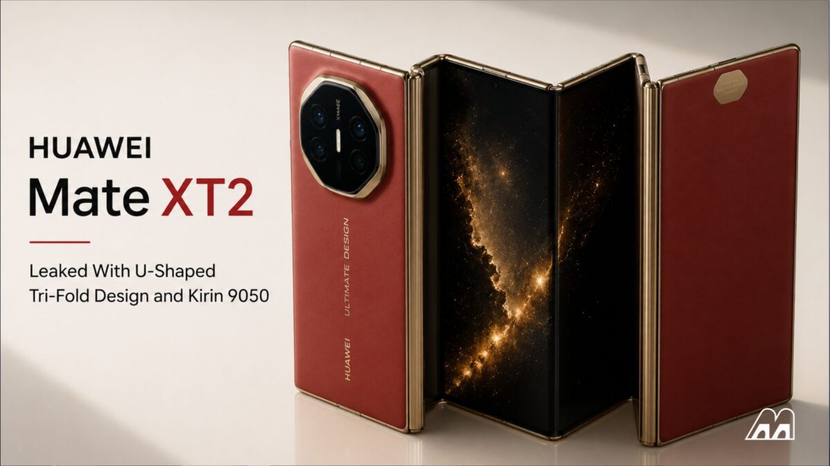 طراحی گوشی Huawei Mate XT 2 با مکانیزم تاشدن U شکل