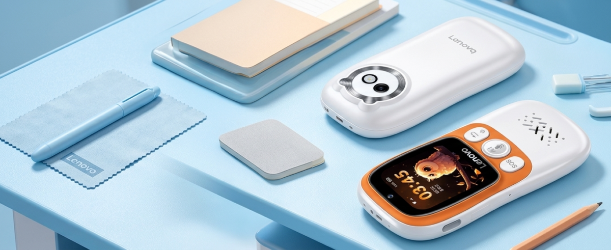 رنگبندی مختلف Lenovo AI Student Phone به همراه بند آویز مخصوص