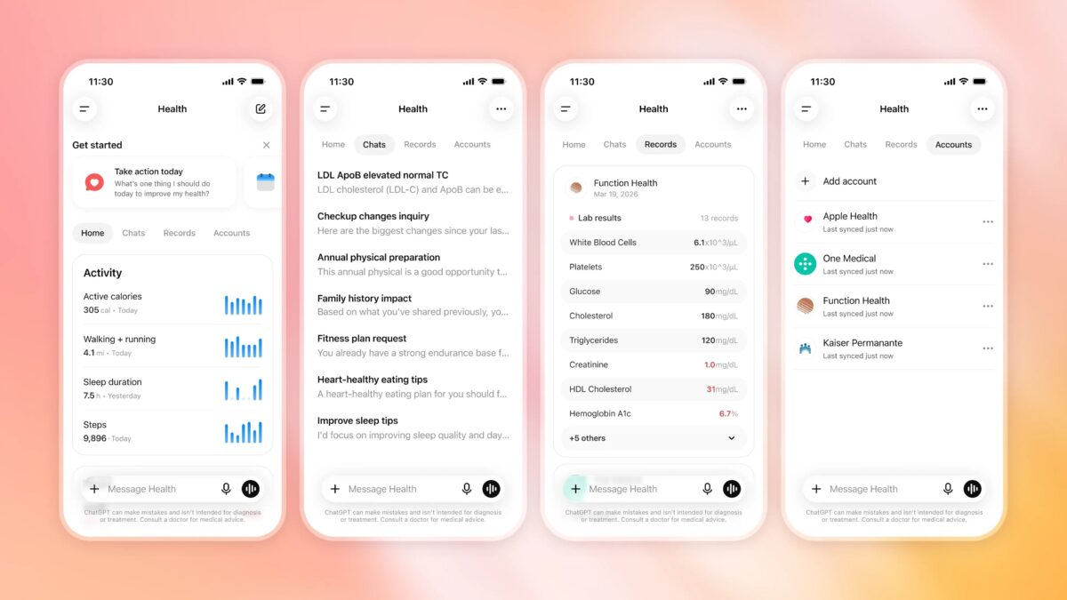 شرکت OpenAI قابلیت ChatGPT Health را عرضه کرد