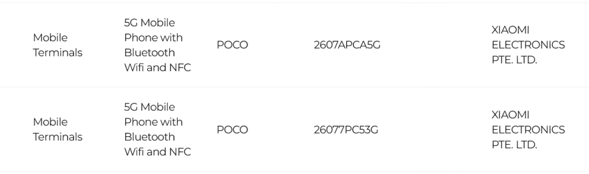 ثبت پوکو F9 Pro و پوکو F9 Ultra در پایگاه IMEI و IMDA