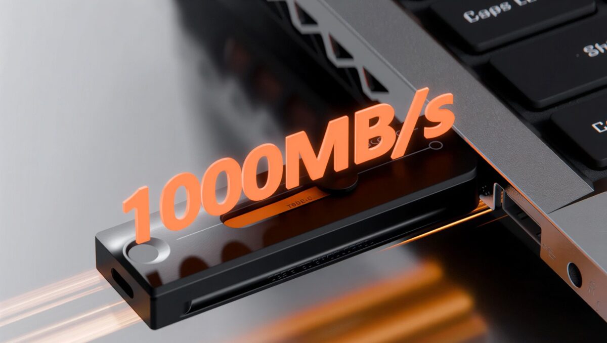SSD قابلحمل RP600X Pro در ظاهر یک فلش مموری است اما عملکرد یک SSD قابل حمل با سرعت بسیار بالا را ارائه میدهد