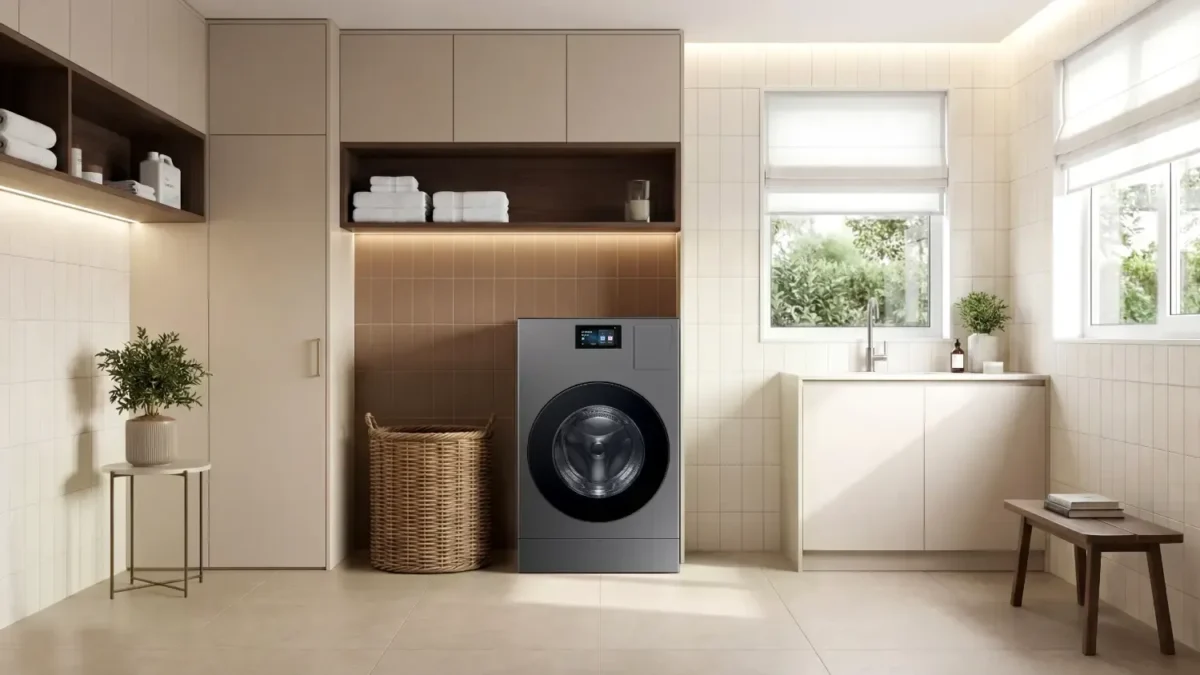 ماشین لباسشویی هوشمند Bespoke AI Washer با پشتیبانی از SmartThings معرفی شد