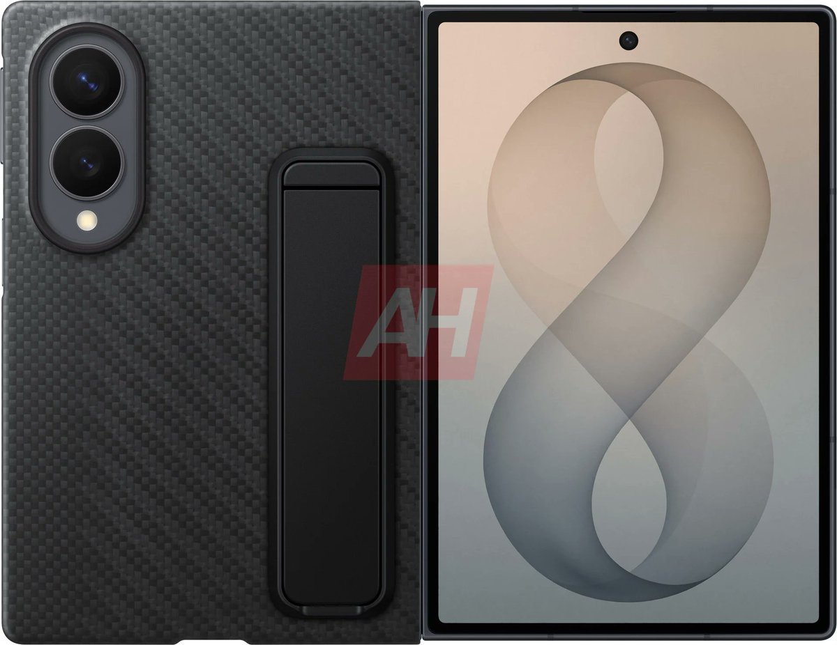 قابهای رسمی Galaxy Z Fold 8 با طراحی شفاف، فیبر آرامید و مدلهای مجهز به استند