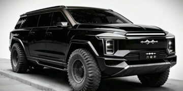 شاسیبلند پرچمدار BYD Tai 9 با طول ۵.۳ متر رونمایی شد