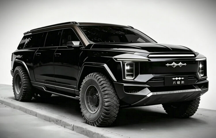 شاسیبلند پرچمدار BYD Tai 9 با طول ۵.۳ متر رونمایی شد
