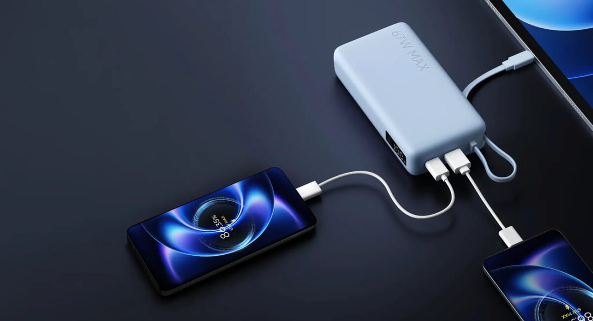 نمایشگر دیجیتال پاوربانک Power Bank 5i شیائومی و نمایش وضعیت شارژ
