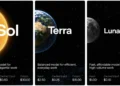 اینفوگرافیک مقایسه‌ای سه مدل هوش مصنوعی شرکت OpenAI با نام‌های Sol (برای کارهای پیشرفته)، Terra (برای کارهای روزمره) و Luna (برای حجم کاری بالا) به همراه قیمت‌گذاری ورودی و خروجی هر کدام.