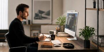بنکیو دو چراغ جدید برای iMac و میزهای دو مانیتوره معرفی کرد
