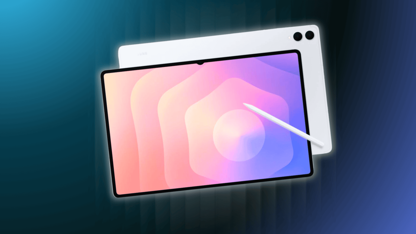 گلکسی Tab S12 Ultra سامسونگ در یک تصویر رسمی با قلم S Pen دیده شد