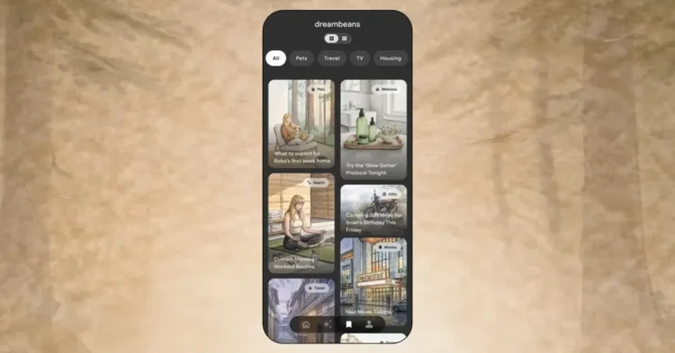 اپلیکیشن آزمایشی Google Dreambeans رایگان شد