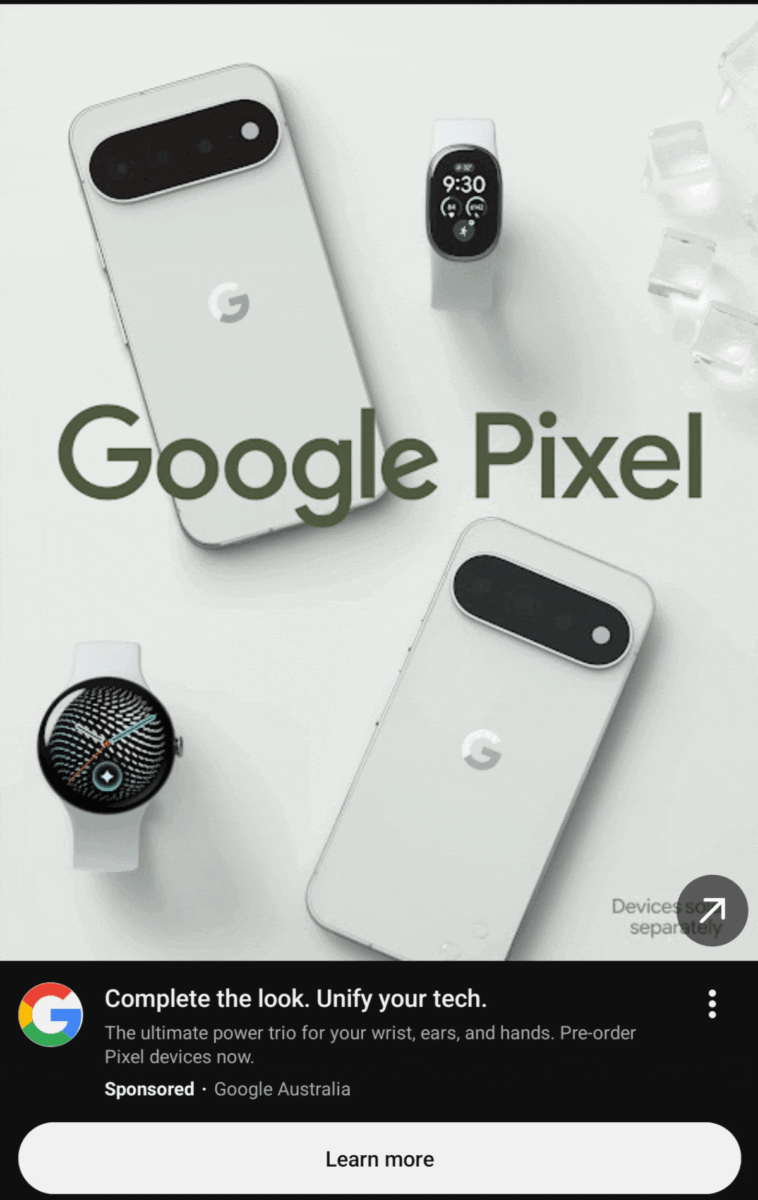 گجت پوشیدنی جدید گوگل در کنار Pixel Watch 5 و گوشیهای Pixel 11