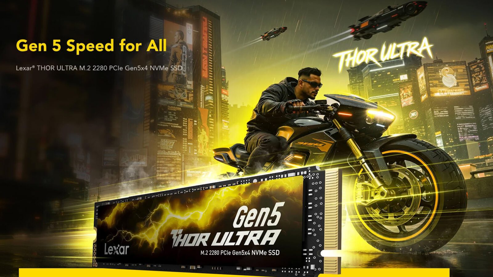 لکسار از SSDهای فوق‌سریع Thor Ultra رونمایی کرد