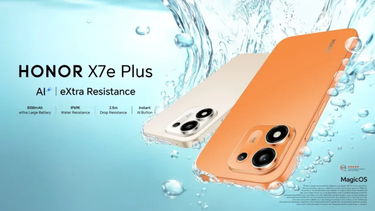 گوشی X7e Plus 4G آنر با باتری ۸۱۰۰ میلیآمپرساعتی معرفی شد