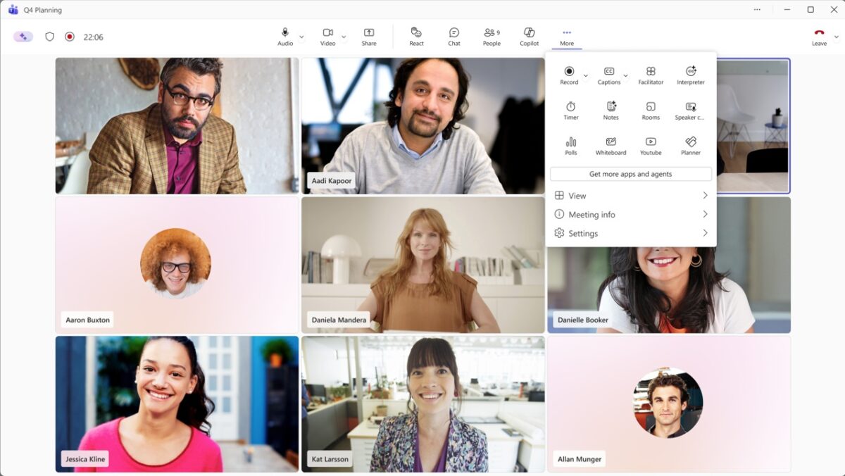 کنترلهای جدید جلسه در Microsoft Teams