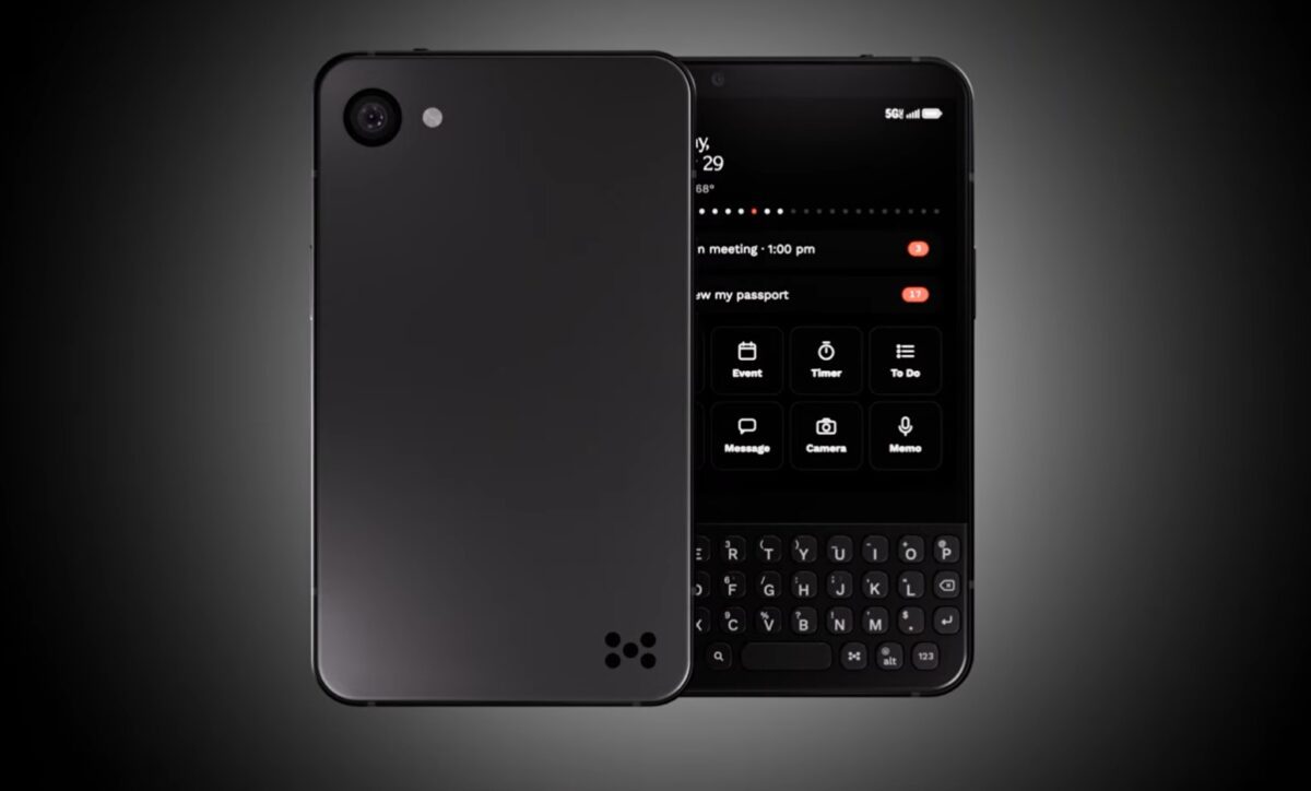 طراحی گوشی Minimal Phone 2 با بدنه آلومینیومی و کیبورد QWERTY