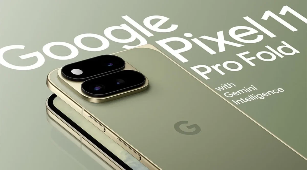 گوشی Pixel 11 Pro با نوار دوربین تیره