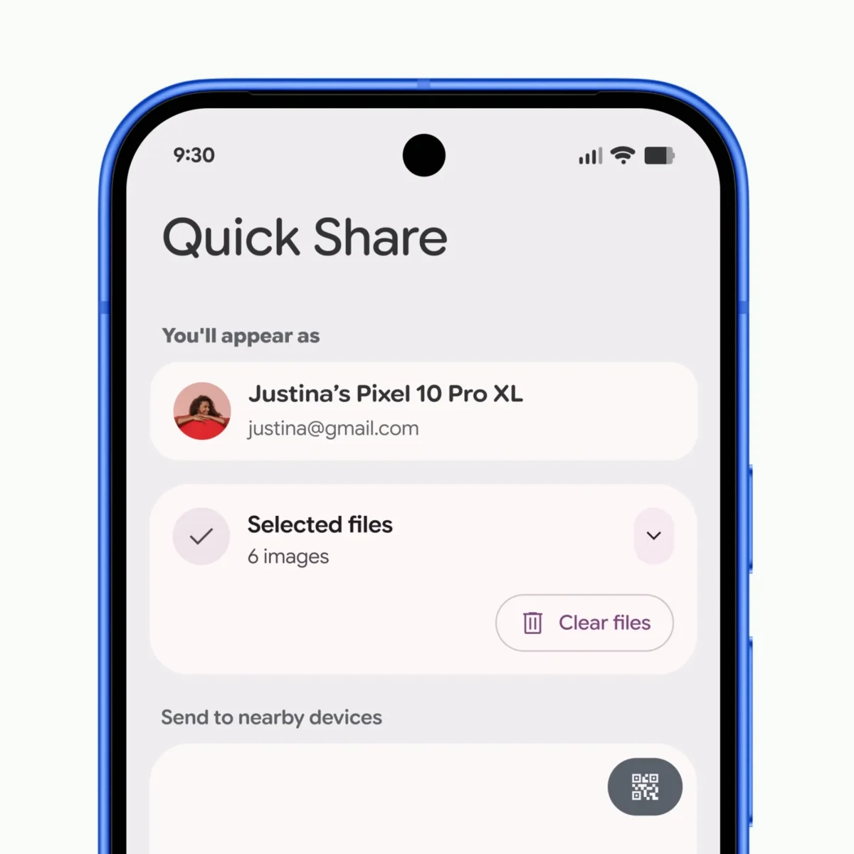 اشتراکگذاری عکس و ویدئو با نزدیک کردن دو گوشی اندرویدی از طریق Quick Share