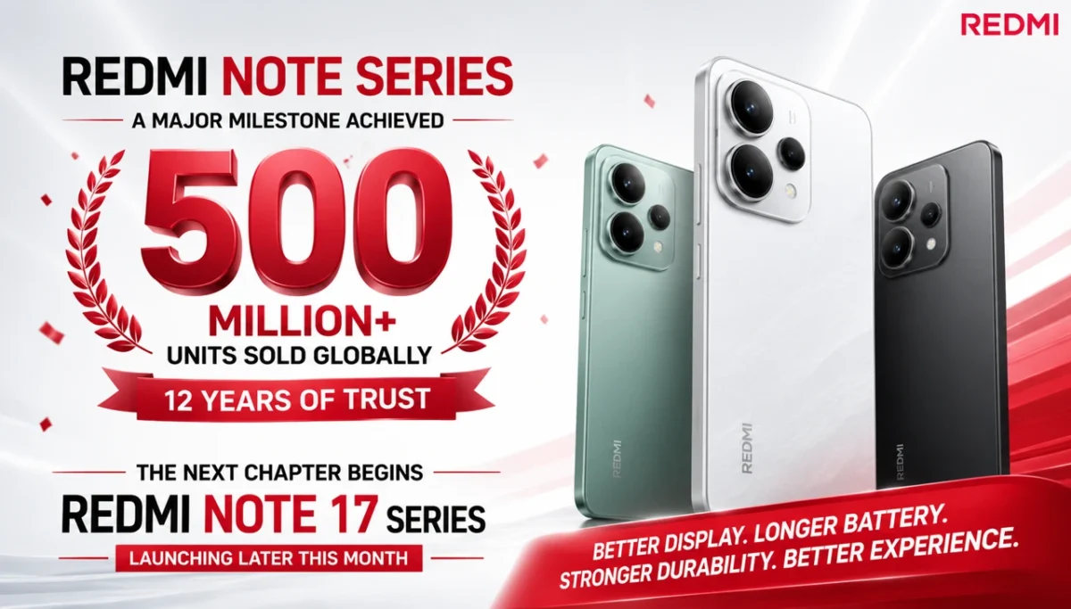 فروش سری Redmi Note از 500 میلیون دستگاه عبور کرد