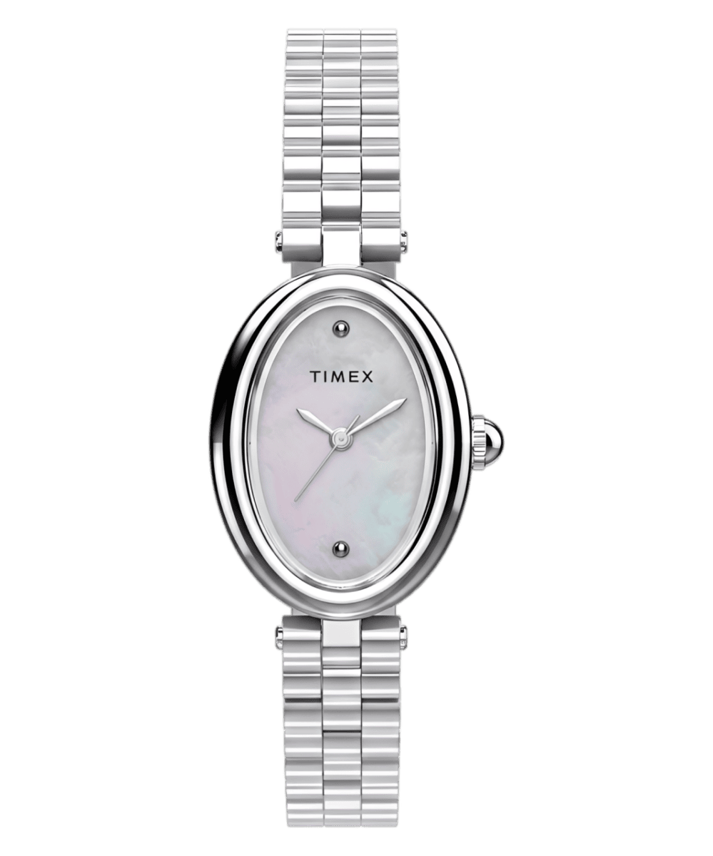 ساعتهای Timex Cavatina Luxe با صفحه مالاکیت طبیعی و بند استیل