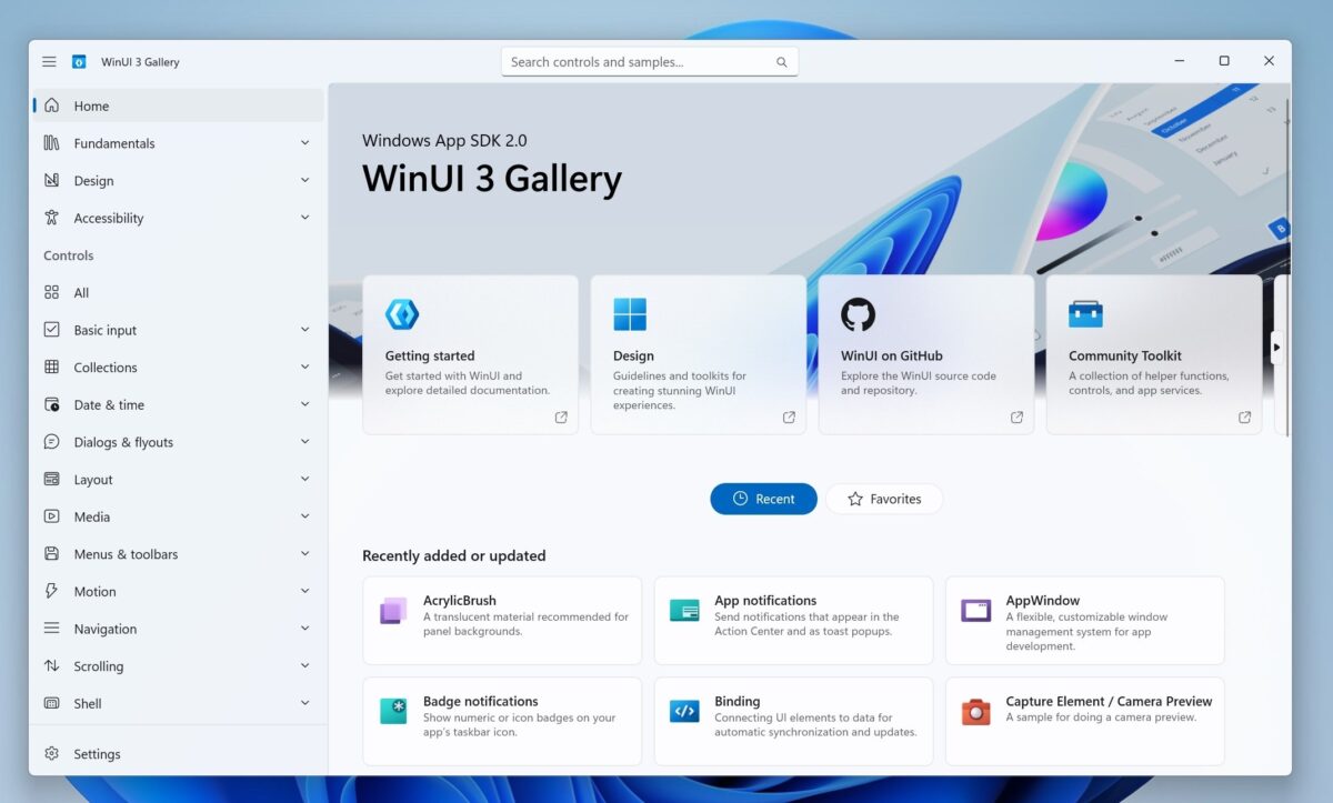 WinUI مایکروسافت با هدف بهبود عملکرد و کاهش مصرف رم توسعه مییابد