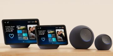 نمایی از سخت افزار Echo Dot آمازون