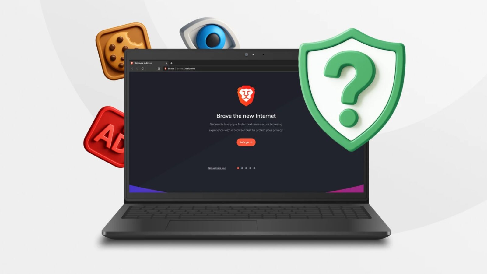 با قابلیت جدید مرورگر Brave ایمیل اصلی خود را مخفی کنید