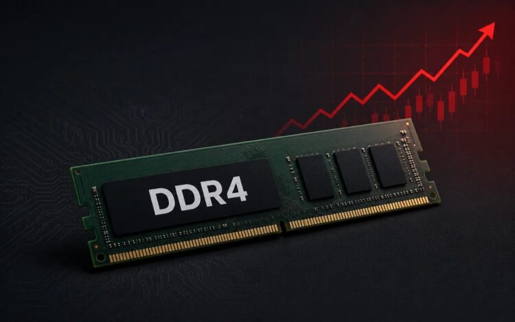 قیمت رمهای DDR4 تا پنجاه درصد گران می شود