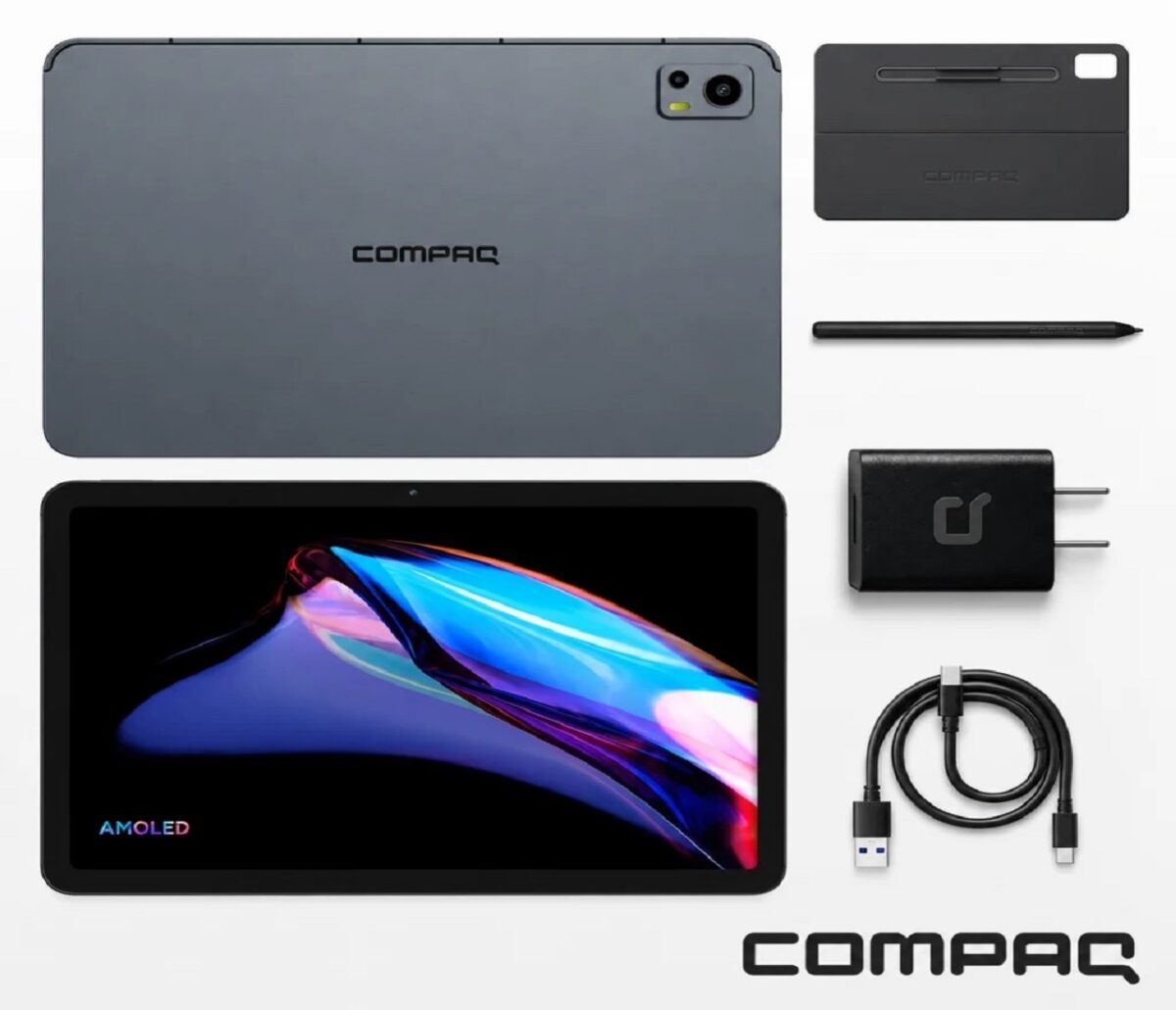 معرفی تبلت Compaq QTab Ultra 12.6 با باتری ۱۱ هزار میلیآمپرساعتی