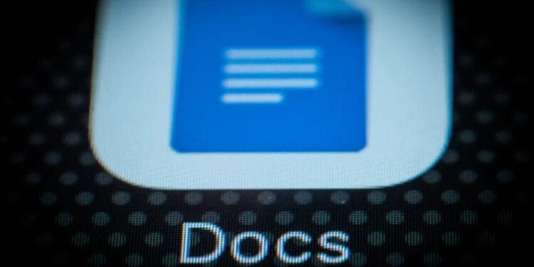 لوگوی برنامه Google Doc