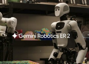 امکان همکاری چند ربات با هوش مصنوعی Gemini Robotics ER 2 گوگل