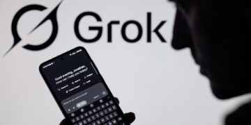 لوگوی اپلیکیشن Grok