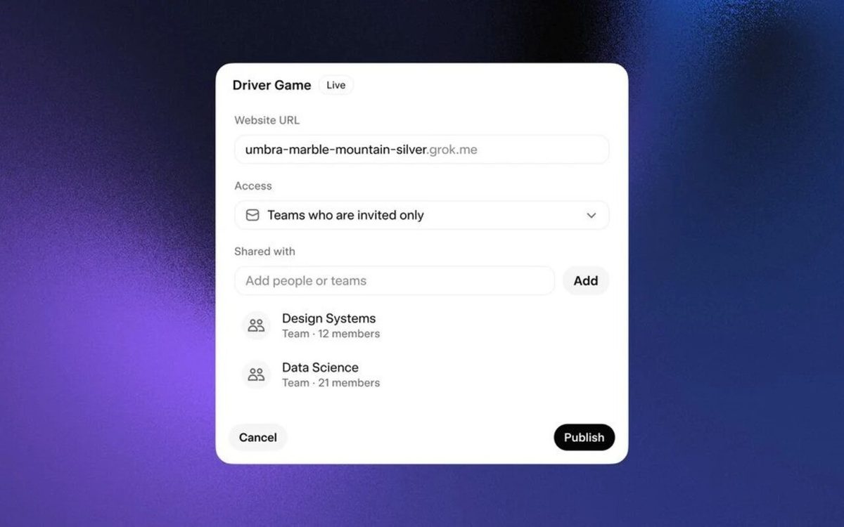 تصویری از قابلیت جدید Grok