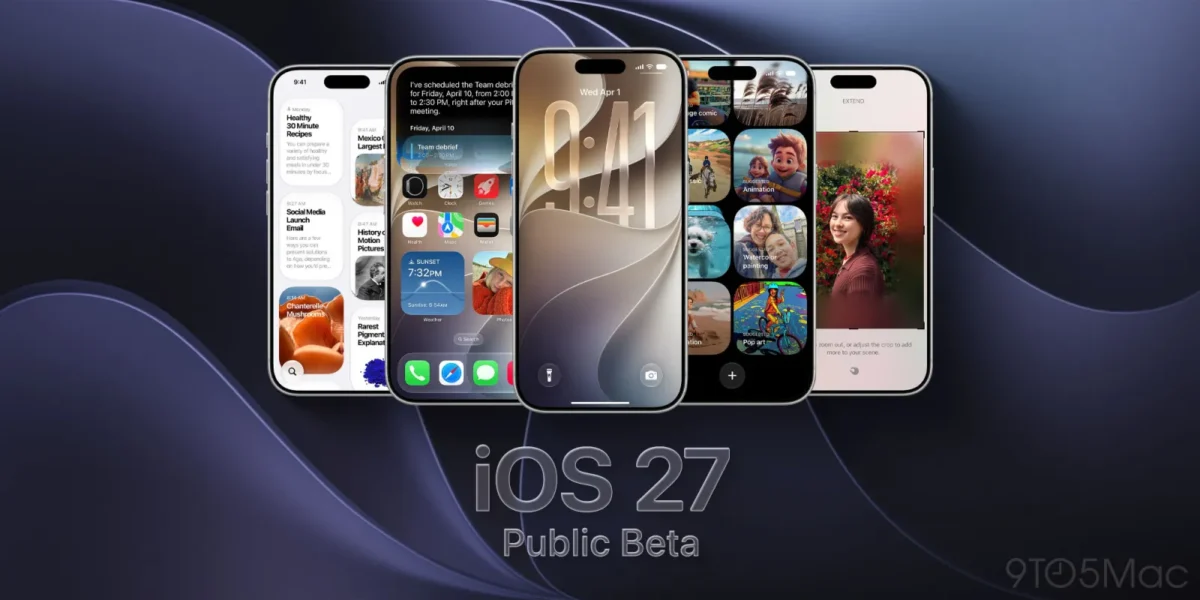 پنجمین نسخه بتای عمومی iOS 27 را منتشر شد