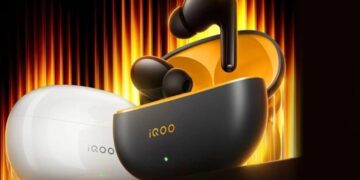 نمایی از ایرباد iQOO TWS 5e