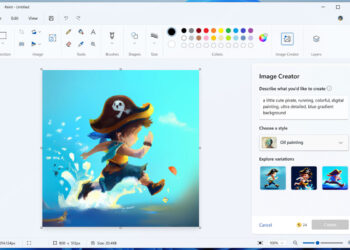 واترمارک مخفی مایکروسافت در برنامه Paint