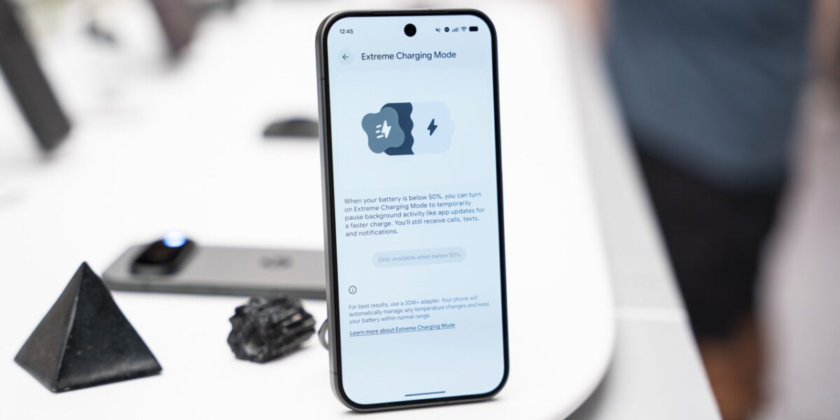 یکی دیگر از قابلیتهای جدید پیکسل 11 با نام Extreme Charging Mode معرفی شده است.