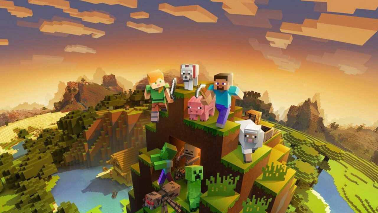 تصویری از فضای داخلی بازی Minecraft