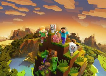 تصویری از فضای داخلی بازی Minecraft