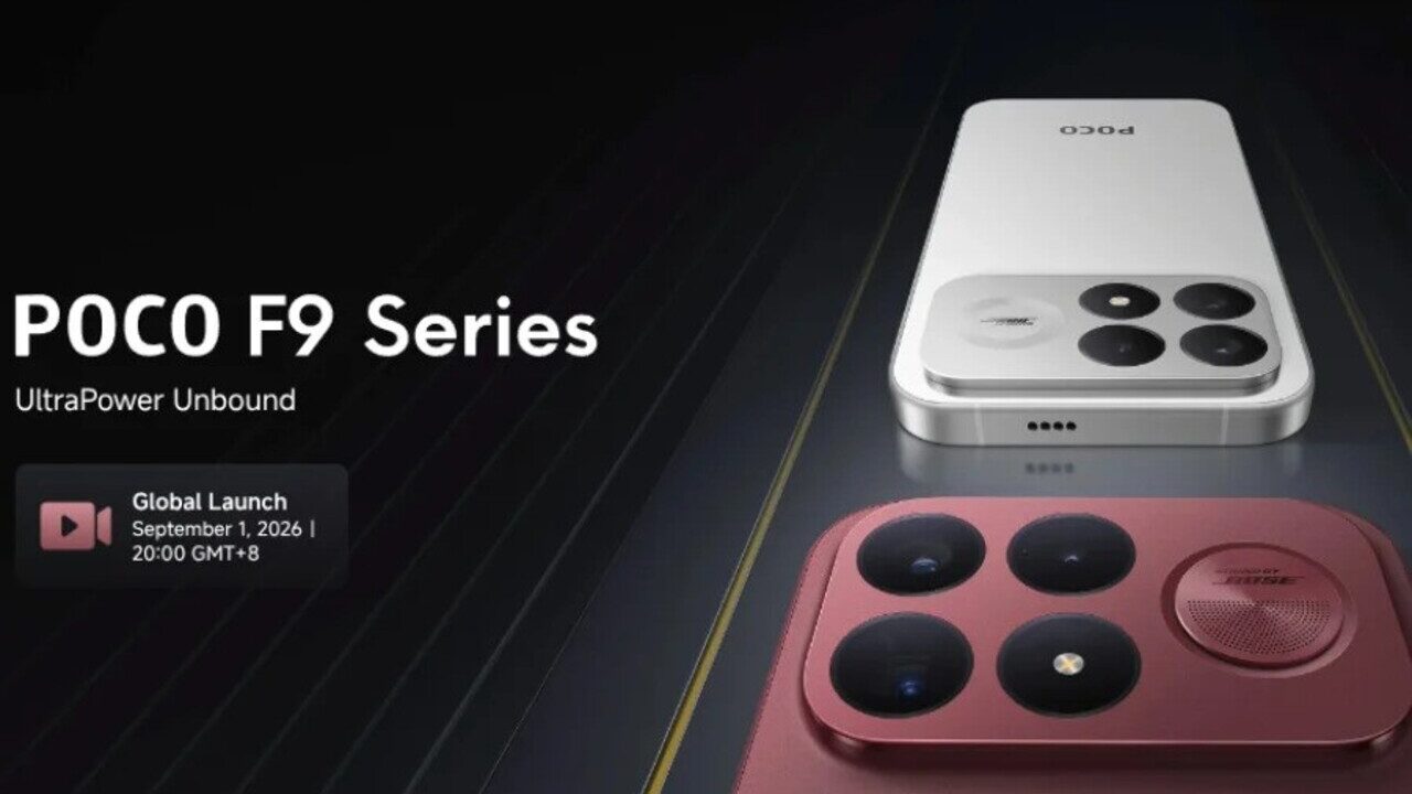 تصویری از گوشی سری Poco F9