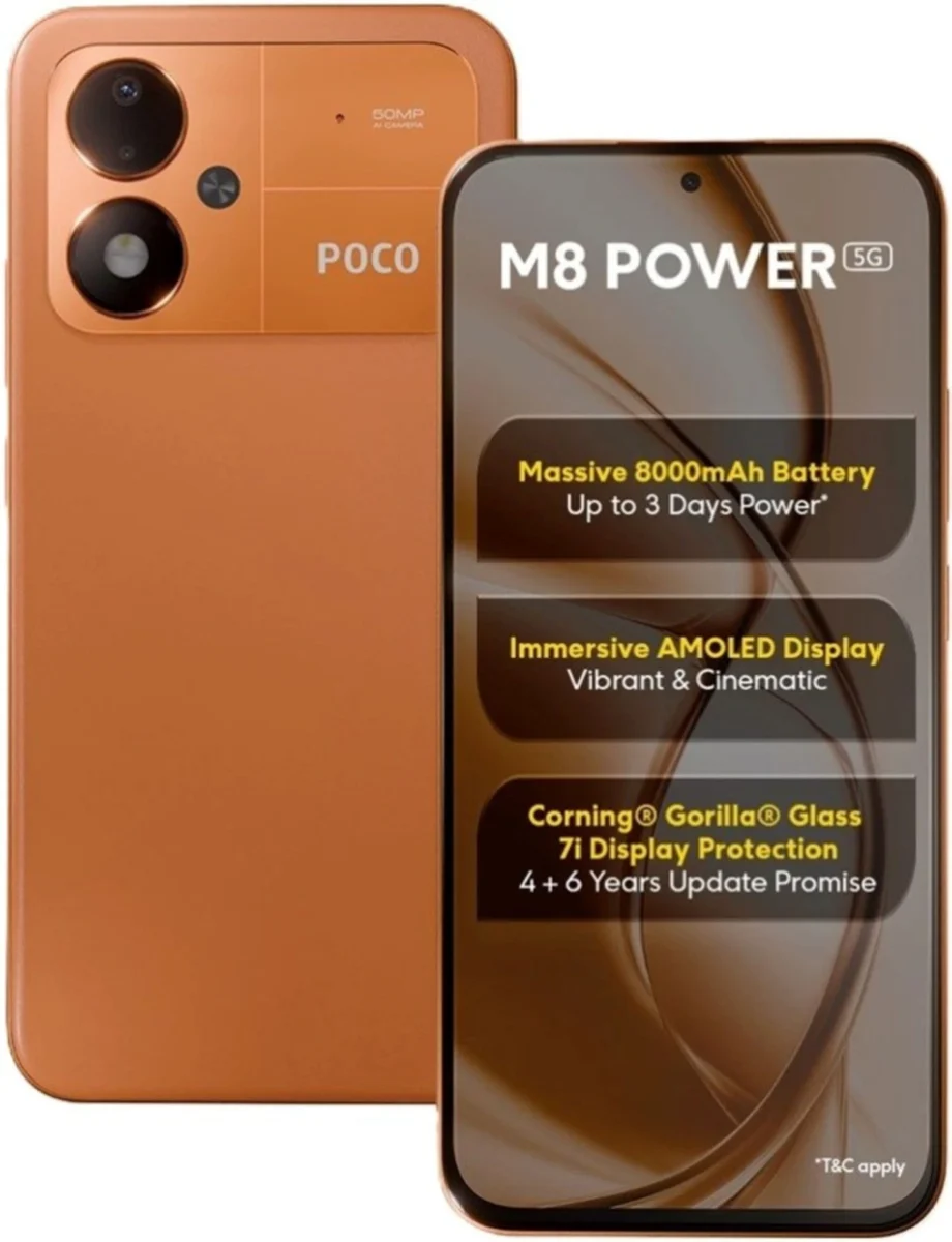 پوکو M8 Power رونمایی شد