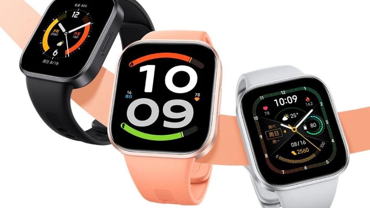 تصویری از سه رنگ مختلف ساعت هوشمند Redmi Watch 6 Active شیائومی