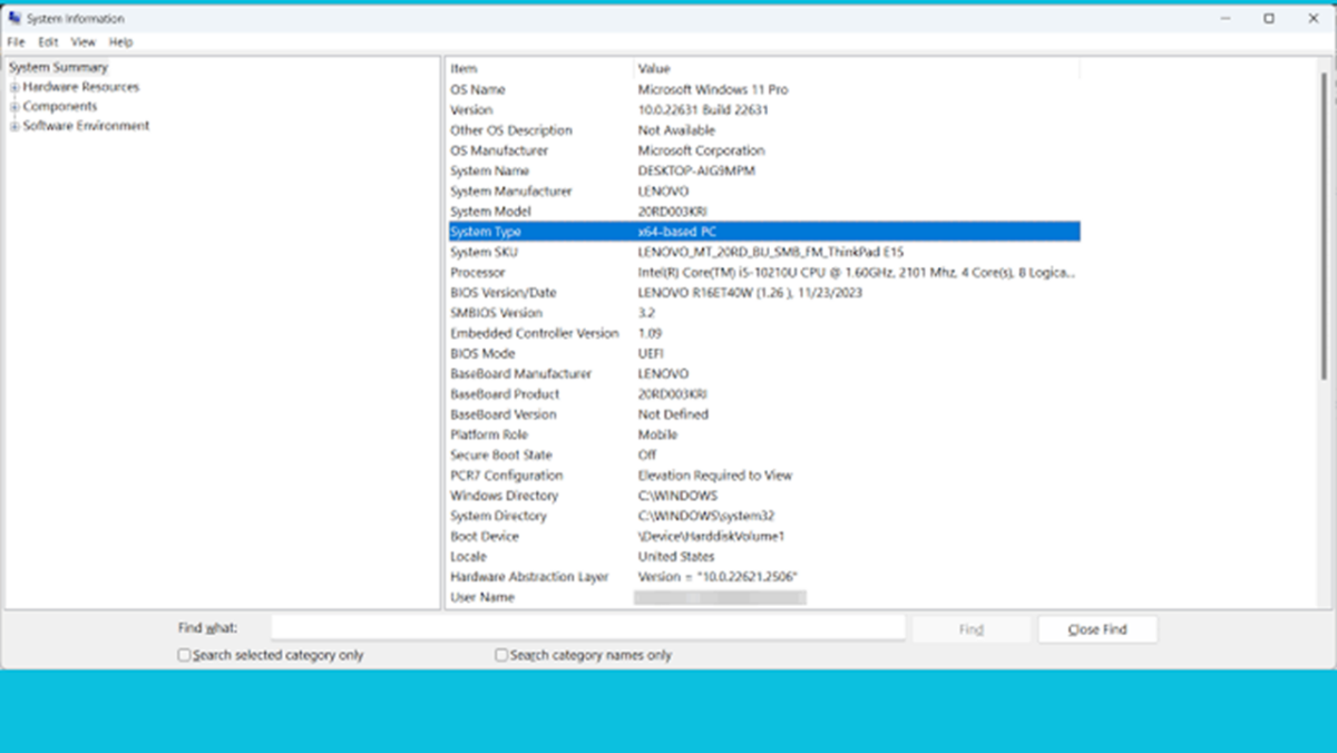 سریعترین روش برای اجرای این ابزار، استفاده از Win + R و وارد کردن عبارت `sysdm.cpl` در پنجره Run است.