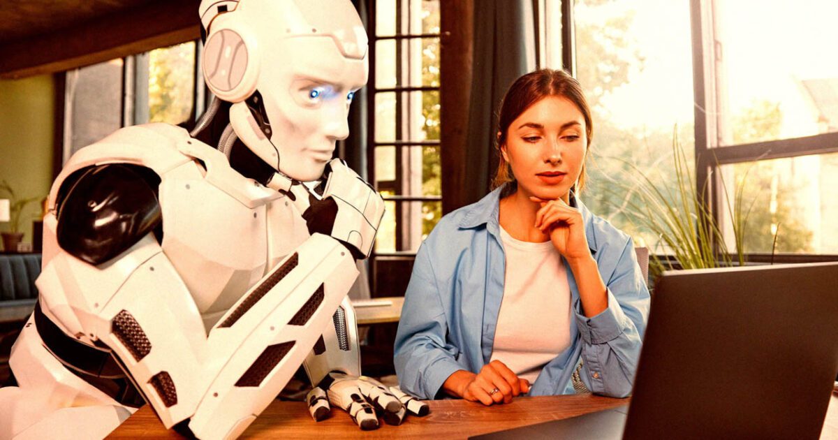 همکاری انسان و ربات در فضای کاری با تمرکز بر تبلیغات عامل‌های هوش مصنوعی و بازاریابی مبتنی بر AI